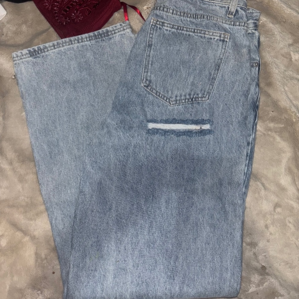 white fox jeans.